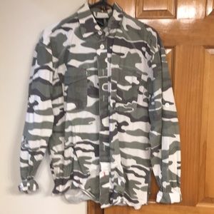 Camo long sleeved shirt
